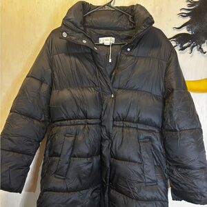 H&M Black Puffer Coat for Women